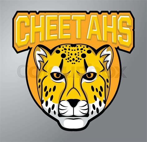 Cheetah mascot head